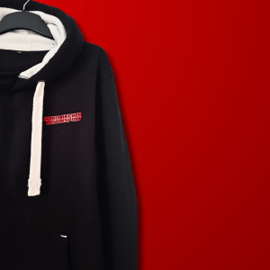 Doris Archer Motorsport Exclusive Teamwear - Ultra Premium Quality Hoodie with Red Printed Logos